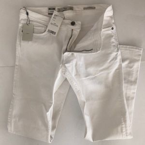 Mango men slim white jeans